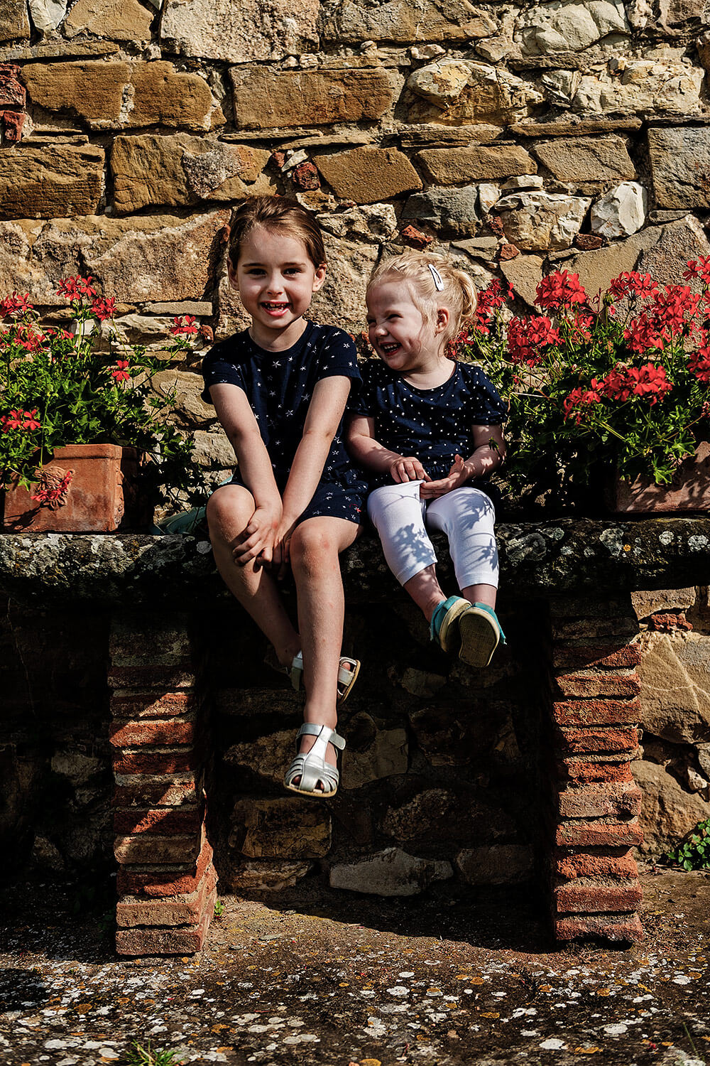 children portrait session in tuscany