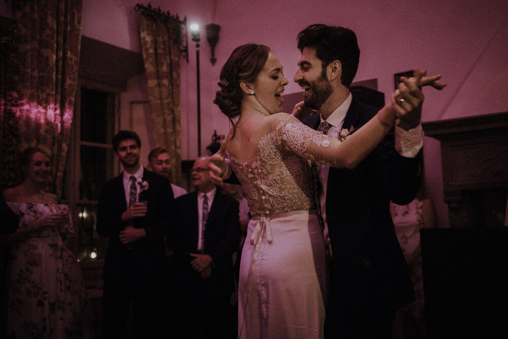 bride and groom first dance, tuscany destination wedding